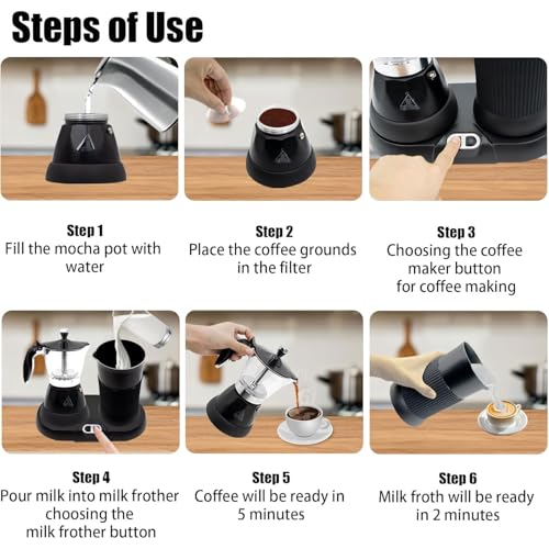 Cafetera Expreso Automática con Espumador y Control Temperatura miniatura 6