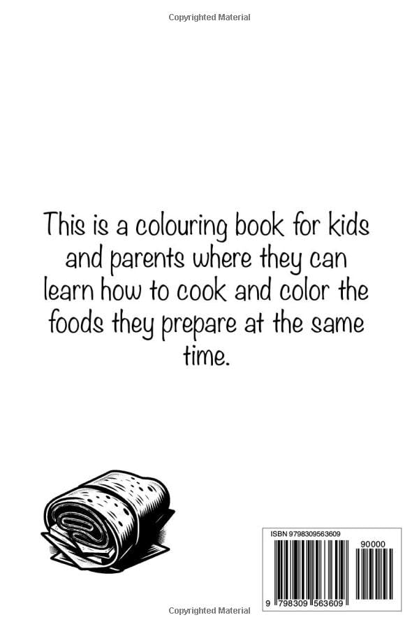 20+ Cooking Simple Recipes for Kid ages 3 to 10: A fun coloring book that is also a simple recipe book to learn basic cooking skills (Knowledge & Coloring Books) - Image 2