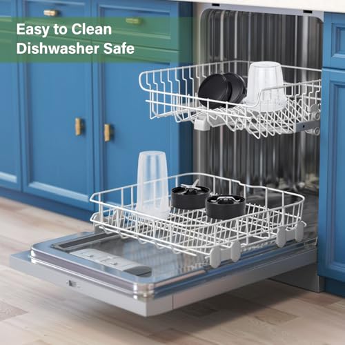 PureMate Blender and Food Processor - Powerful 18,000 RPM Extractor Blends Frozen Fruit, Nuts & Ice – 1000W Motor with Stainless Steel Blades and 3 Speed Settings – Ideal For Smoothies & Post Workout - Image 5