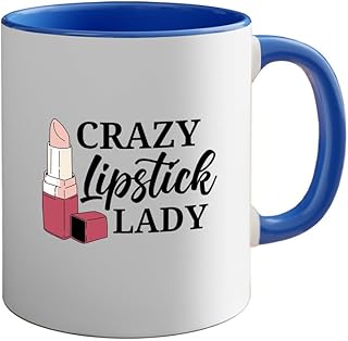 Maquillador 2Tone Mug 11oz Azul -Cr*zy Lipsti...