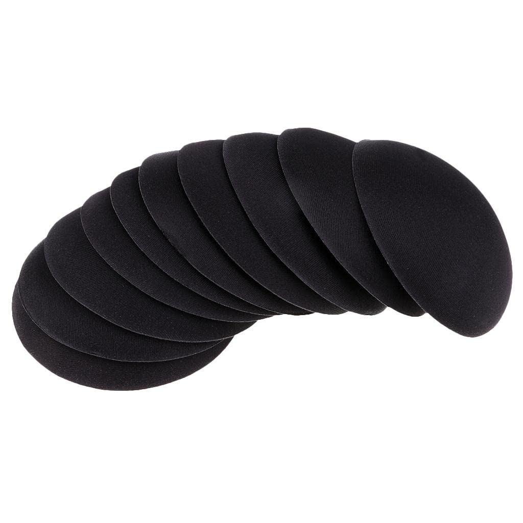 ujeavette 5 Pairs Women Bikinis Round Bra Pad Inserts Sponge Push Up Swimwear Black-picture-45