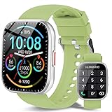 Ddidbi Reloj Inteligente Hombre Mujer, 1.85' Llamadas Smartwatch con 112 Modos Deportivos, IP68 Impermeable Smart Watch con Pulsómetro/Monitor de Sueño/Podómetro, Verde