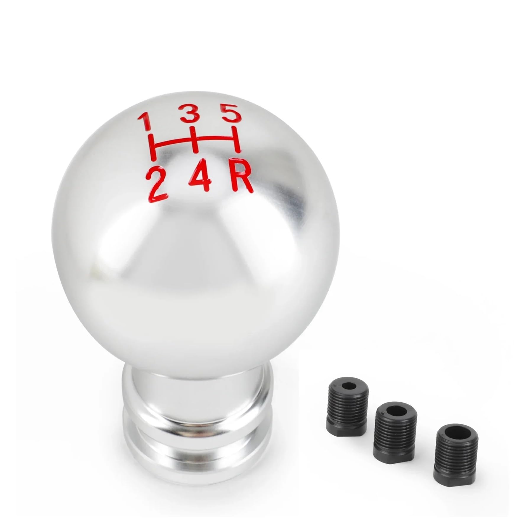 Polvane 5-Speed-2 Gear Shift Lever Knob 5/6/10 For Speed Gear Shift Knob Aluminum Car Manual Transmission Automatic Level Lever(5-Speed-2)