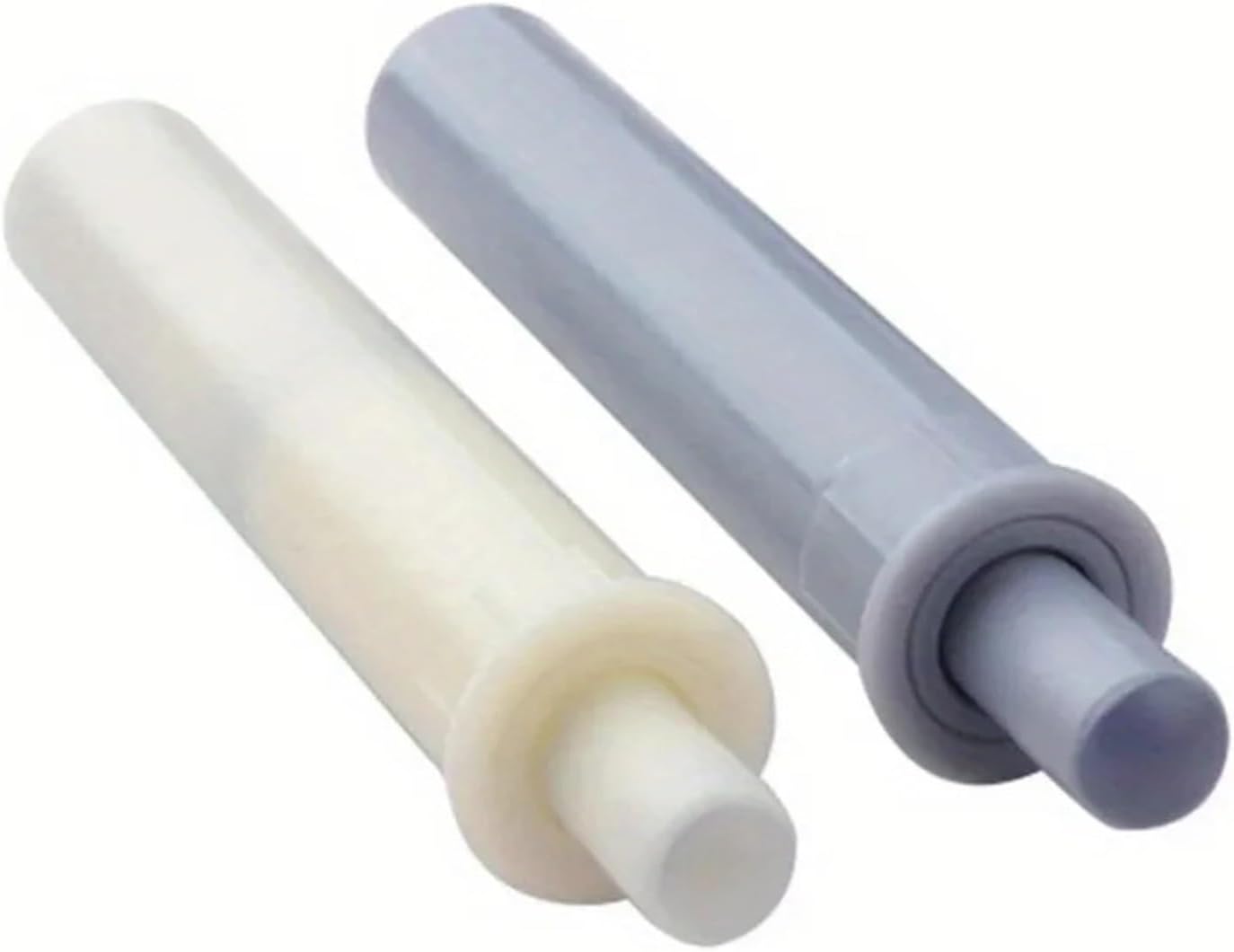 10PCS Cabinet Catches Damper Buffers for Door Stop Kitchen Cupboard Quiet Drawer Soft Close Furniture(White)