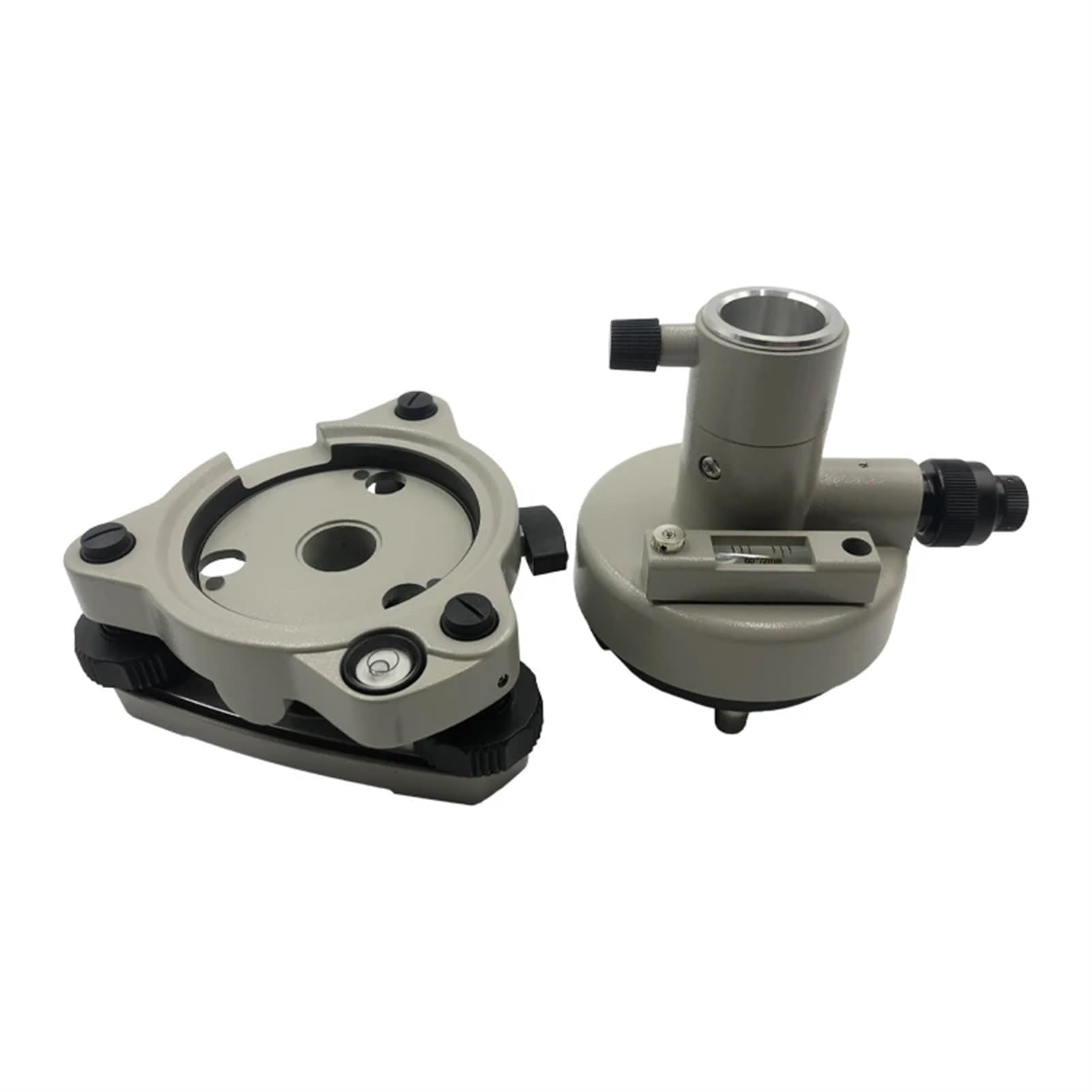 Grey Three-Jaw Tribrach with Adaptor with Optical Plummet