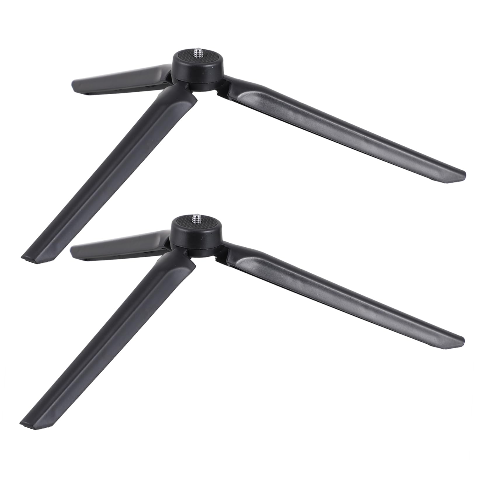 TEHAUX 2PCS Phone Tripod with Slip Feet Screw Compatible for Streaming and Photography Professional Design for Travel and Home Use