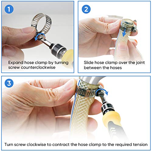 Ticonn 40Pcs Hose Clamp Set thumb #1