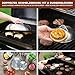 bremermann Burgerhauben-Set 2er mit Ø 22,5 + 32 cm // Grillhaube Schmelzglocke Burger-Cover // Edelstahl