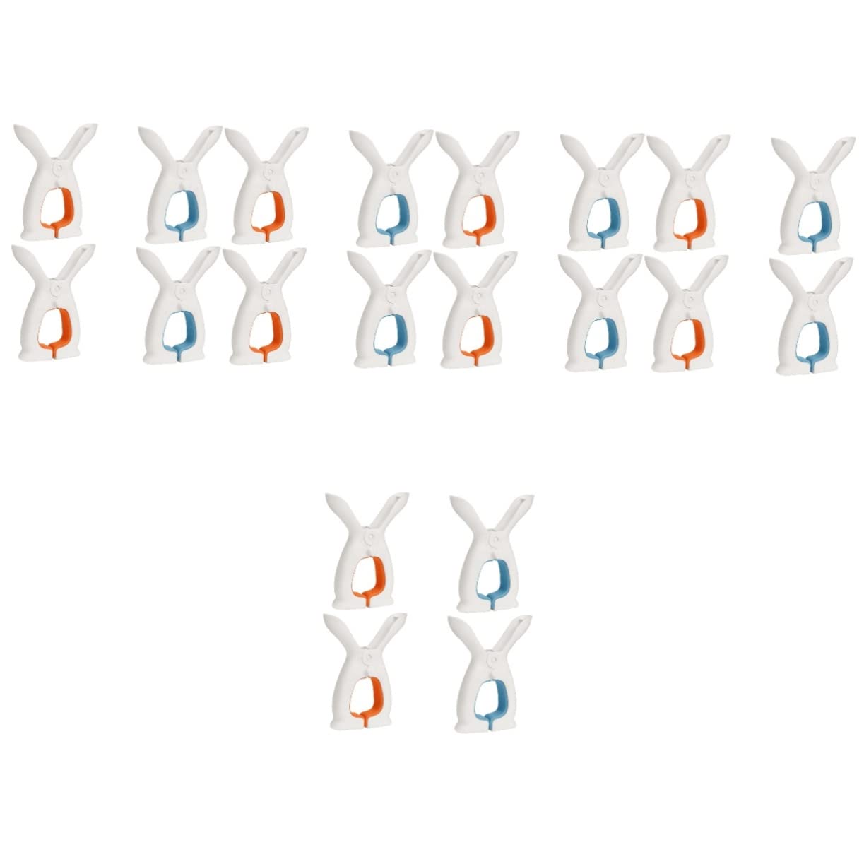 Zerodeko 20pièces Pince à Linge Anti-Vent Clips De Fixation pour Serviettes Et Vêtements Polyvalents pour Séchage Extérieur Et Intérieur Design Léger Et Pratique Couleur Bleue