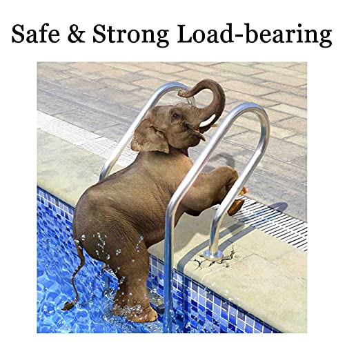 Escalera para piscina de acero inoxidable 3 peldaños antideslizantes miniatura 3