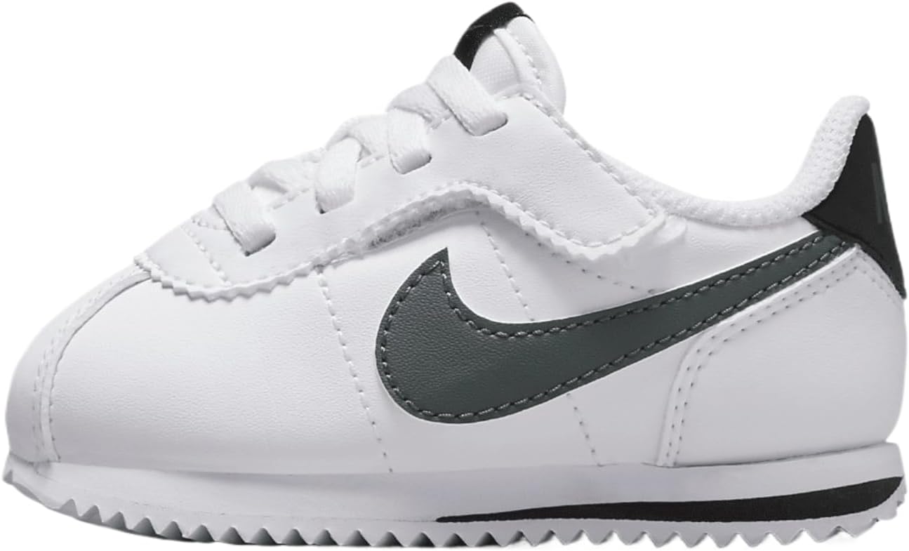 nike cortez green white