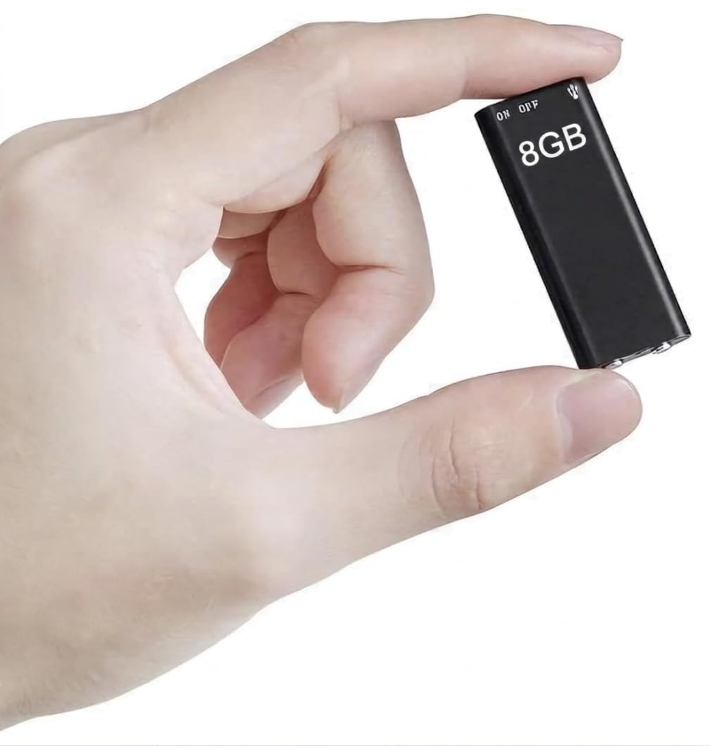 Digital Mini Voice Recorders -Small Hidden Spy Super Long Storage Capacity 8 GB | Date & Time Stamp | Easy to Use | Crystal Clear Candle Sound Digital Recording Mp3 Player-image-11