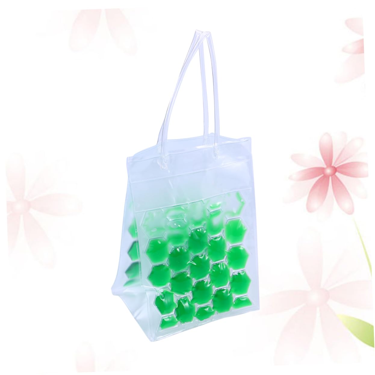 OKUMEYR 2 Bottle Ice Bag Insulated Cooler Bag Chiller Gel Carrier Chilling Wine