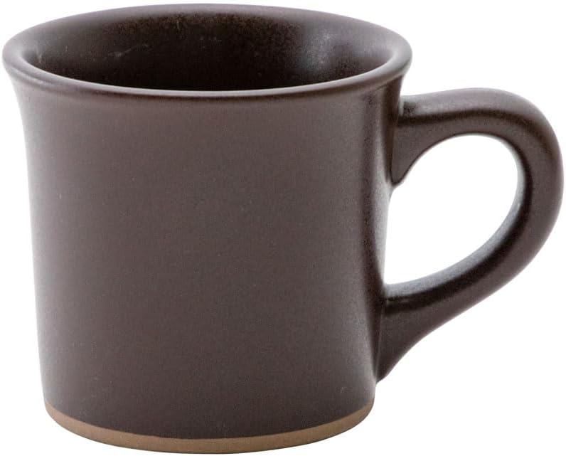 Koyo Pottery 16162052 Harvest Cocoa Brown Coffee Cup, Dishwasher Safe, Made in Japan