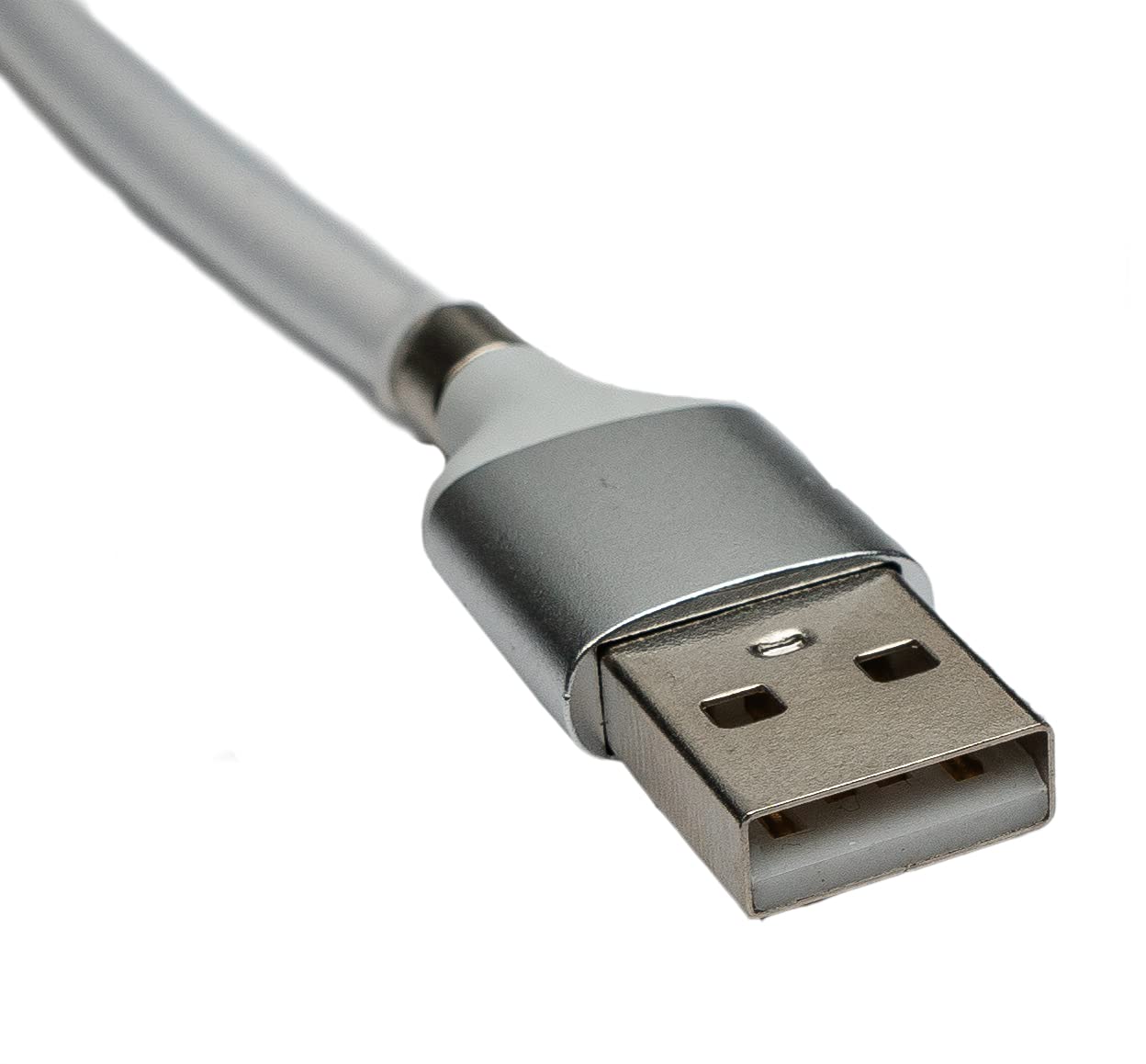 System-S USB 3.1 Self Retracting Cable 1m Type C Male to 2.0 Type A Male in White, 1 m - Image 5