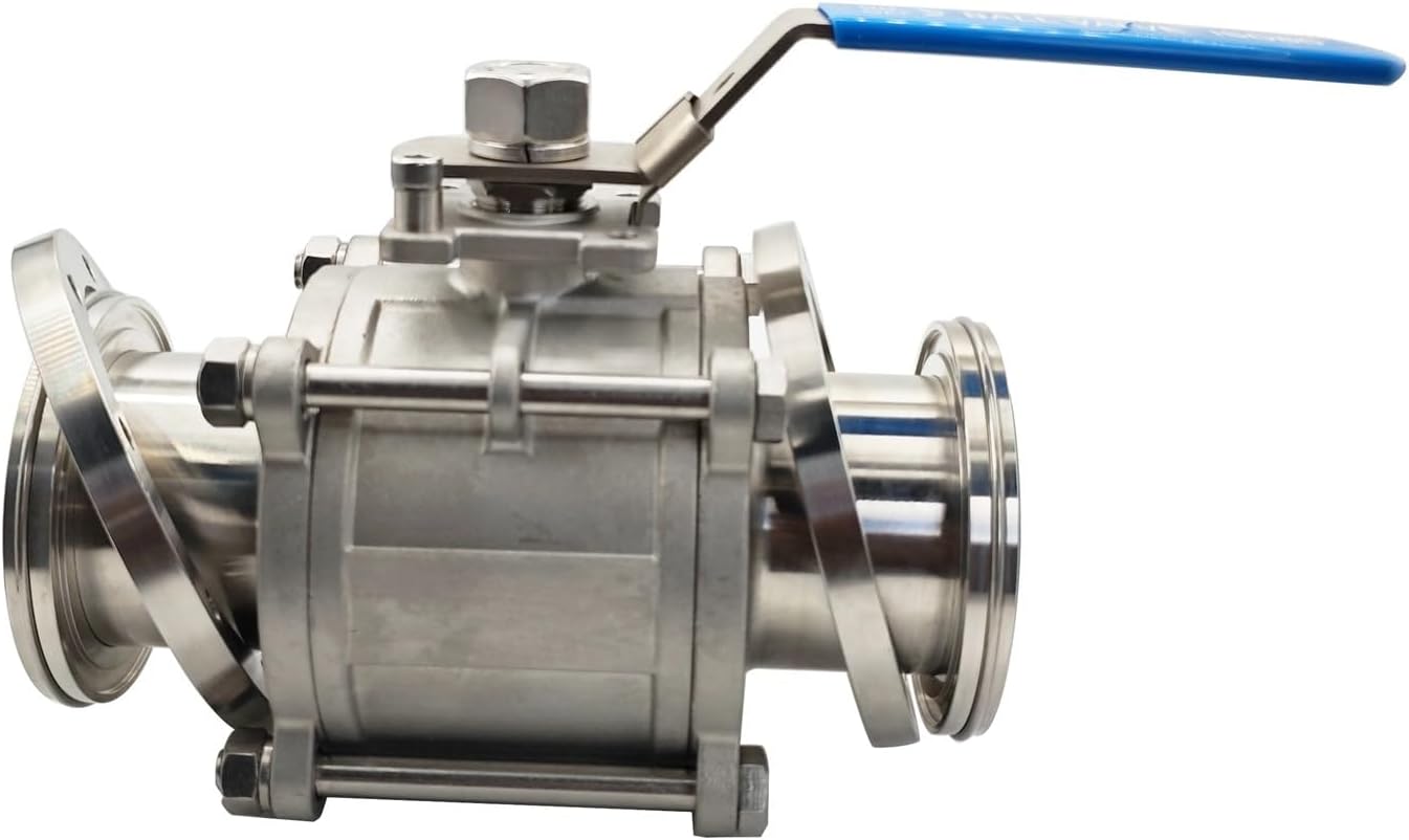 1pcs GU high vacuum ball valve slip-on flange ball valve GU16 GU20 GU25 GU32(GU80)