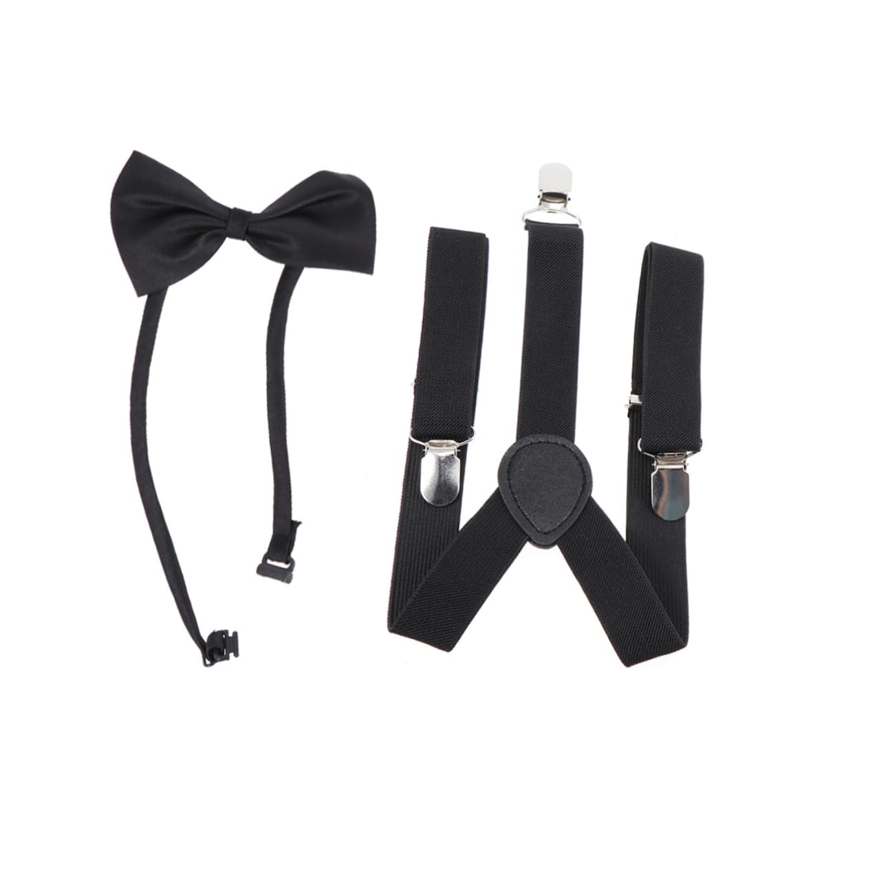LIFKOME 2 Pz Elastico e Cravatta a Righe Cravatte Ragazzo Ragazzo Ragazzi Tute Per Bambini Cravatta Vestito Elastici Alunno Il Retro