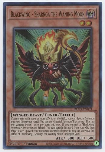 Blackwing - Sharnga The Waning Moon - BLMR-EN039 - Ultra Rare - 1st Edition