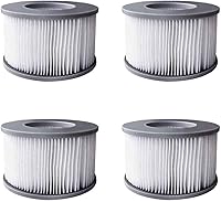 Vista 2 de WuYan 2 filtros de bañera de hidromasaje para piscinas inflables MSpa, versión mejorada de cartucho de filtro para MSPA todas las jacuzzis actuales