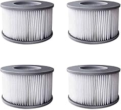 WuYan Filtro di Ricambio da 4 Pezzi per Mspa FD2089, filtri per Vasca idromassaggio, Pompa a Cartuccia per Piscine, sottomarini Caldi e Spa