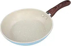 Frigideira XJ26 14cm1 de Alumínio Forjado 3.5mm, Pequena com 2 Camadas Antiaderentes, Ideal para Ovos, Uso Geral em Fogão a Gás e Indução