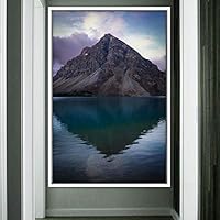 Framed Canvas Wall Art Mountain Lake View Global Landscape Mountain Multicolor Photography Relax/Calm - 16x24 inches
