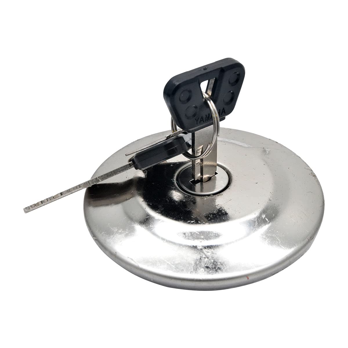 Riloer Juego de bloqueo de interruptor de encendido eléctrico para motocicleta, tapa de combustible y Gas, llave de bloqueo de asiento para Yamaha Ybr125 Ybr 125 2007-2014 ZH