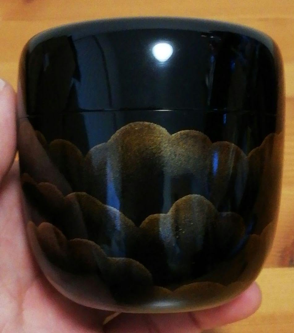 三村花鶴作　蒔絵　雲月　内銀　棗　共箱　共布　略歴付　茶道具 Amazon.co.jp: 三村花鶴作 蒔絵 雲月 内銀 棗 共箱 共布 略歴付