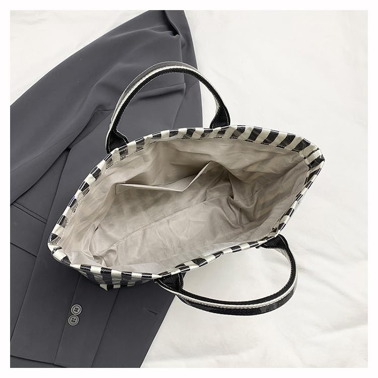 Image of Lushandy PVC Tote Bag for Women Jelly Beach Bag Top Handle Hobo Handbag | Water-Resistant, Wipe Clean, Lightweight