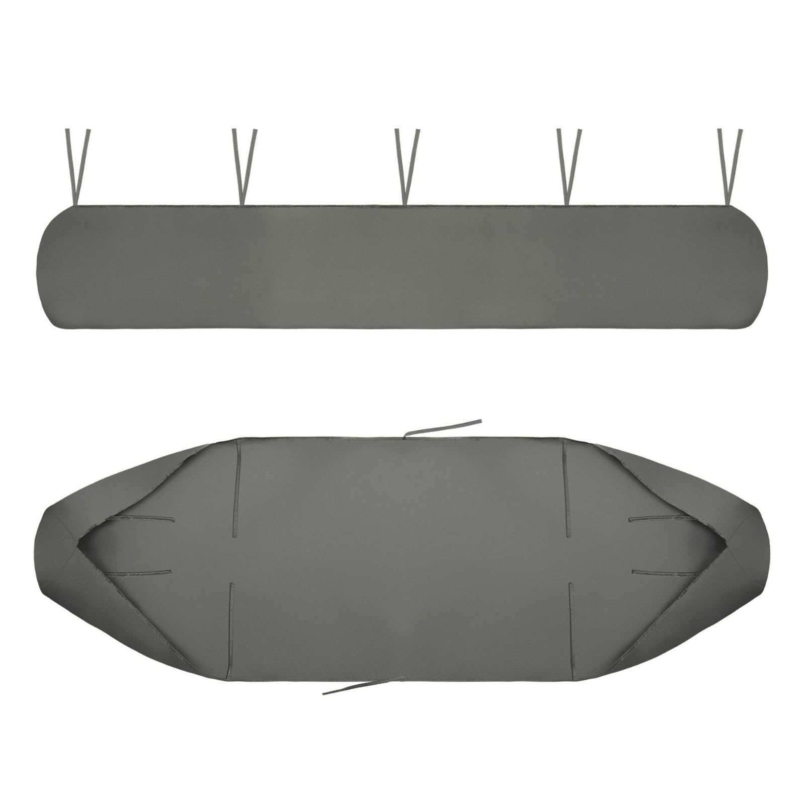 Waterproof Awning Storage Cover - 420D Oxford Cloth Protective Rain and Snow Cover for Retractable Awnings (3.5m / 11.48ft,Gray)