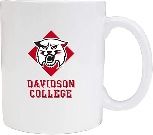 R and R Imports Taza de cerámica blanca Davidson College (blanca).
