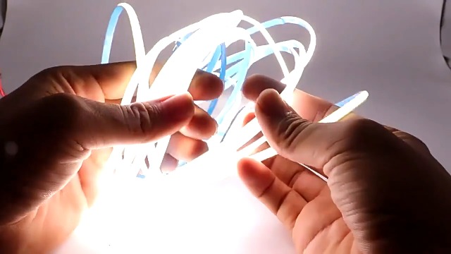 Image of DC 12V /24V 5MM Width PCB Premium High Brightness COB LED Strip Flexible High Density Chips CRI 90+ UHB Warm Natural White Light 5M (Natural Light 4000K, DC 12V)