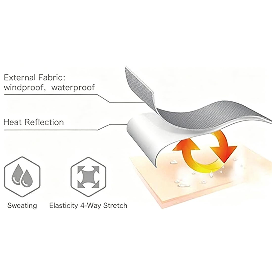 Générique ARMPLIFY Brassards Amplify, Manchons ARMPLIFY Doubles, Bandes Amincissantes Ajustables Pour Les Bras, Gaines Anti-Transpiration, Pour Femmes Et Hommes, Idéales Pour Le Sport