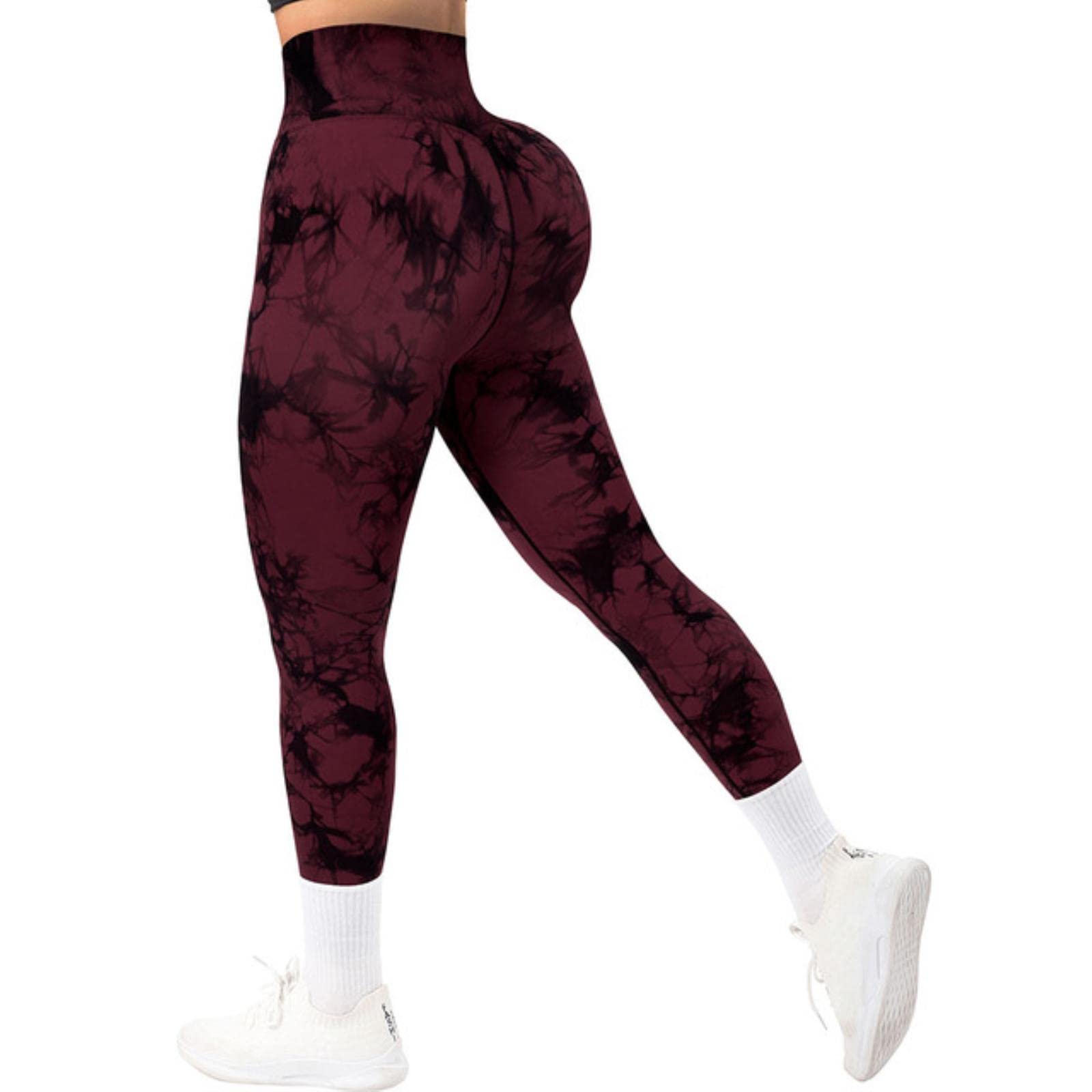 HANFBIO Leggings Senza Cuciture A Vita Alta Donne Push Up Leggings Sport Donne Fitness Running Yoga Pantaloni Energia Leggings Elastici Per Il Fitness