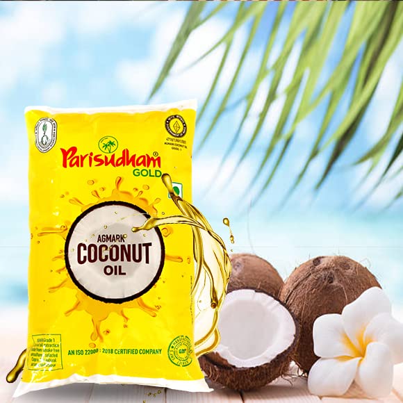 Parisudham 100 Pure and Natural Unrefined Coconut Oil with No Added