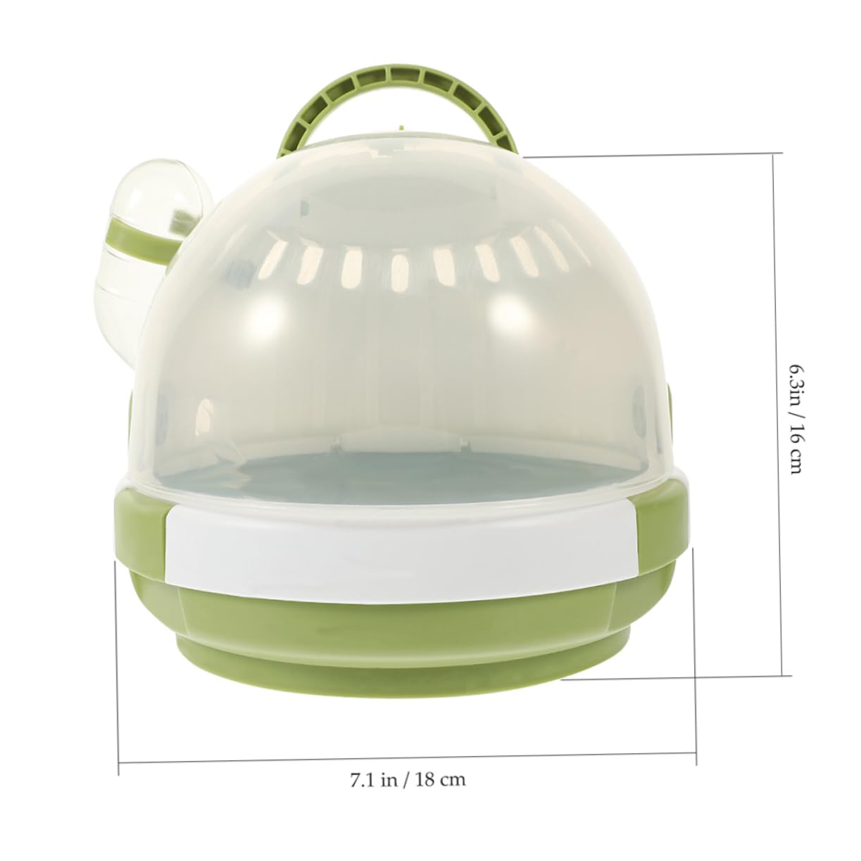 GANAZONO Portable Hamster Travel Cage Small Carrier for Hamsters Breathable Durable Design for Sightseeing Camping and Travel Ample Space for Comfort