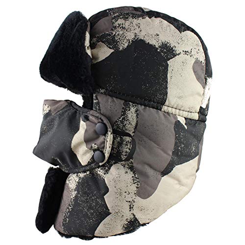 Chapeau d'hiver russe chapka imperméable pour stopper le vent et le froid