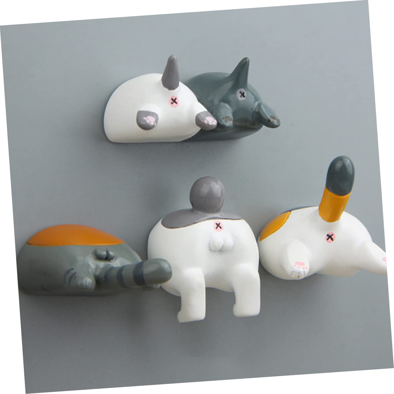 ULTECHNOVO 8pezzi Calamite Frigorifero Design Divertente Di Gatto Decorazioni Adorabili Per Cucina e Ufficio Magneti Per Foto e Promemoria Per Amici e Famiglia