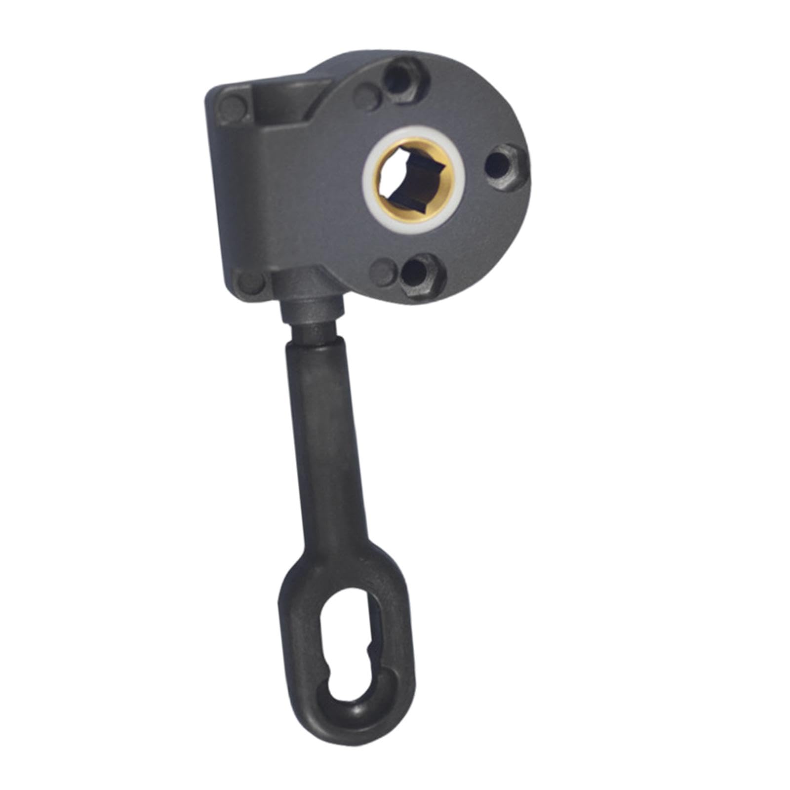 predolo Accessoires D'engrenage à Manivelle pour Auvent Extérieur Noir, Pièces D'auvent à Forte Capacité de en Alliage D'aluminium