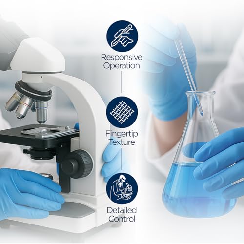 Nitrile Exam Gloves, Disposable Gloves Latex Free for Medical Care, First Aid, Cleaning, Food Prep,100 Count, Blue - Image 5