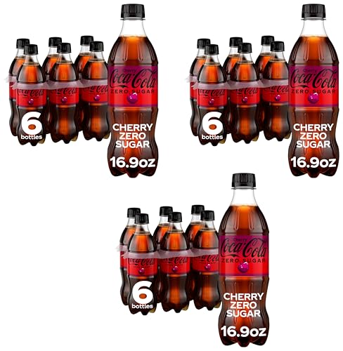 Image of Coca-Cola Cherry Zero Sugar | 6pk | 500ml PET | Pack of 3