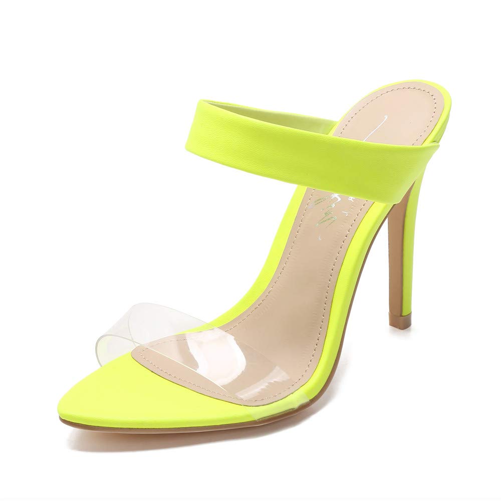 clear strap stiletto heels