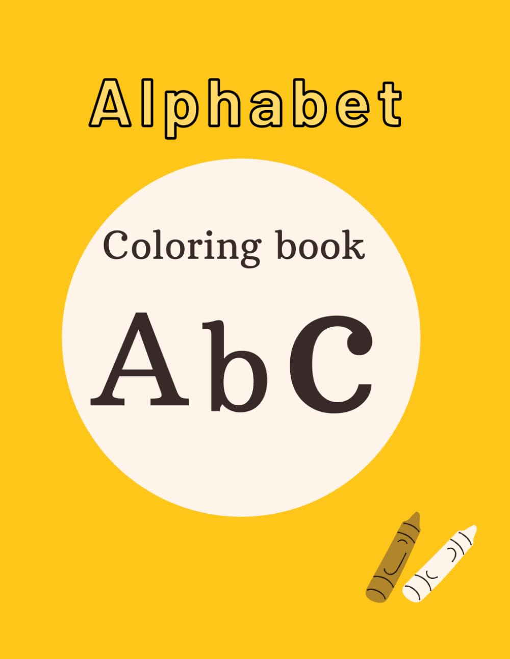 Alphabet Coloring Book: First Step towards Simple Learning