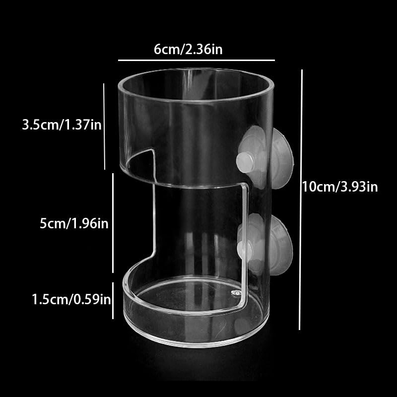 Image of Fish Feeder Orbicular Automatic Fish Feeders Reduced Filter Clogging Tank Suitable for All Kinds of Food Tank Accessories