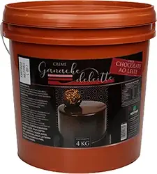 Cobertura Ganache Chocolate ao Leite 4Kg Dleite - Festpan