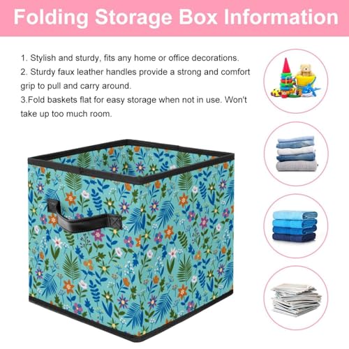 Boîte de rangement pliable en tissu cube solide pour optimiser les placards
