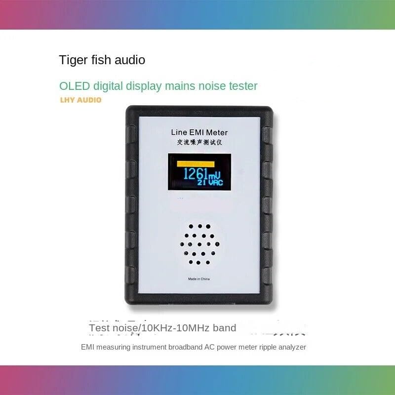 Sonometro, Línea de 10KHz-10MHz medidor EMI probador ruido red banda ancha con pantalla OLED