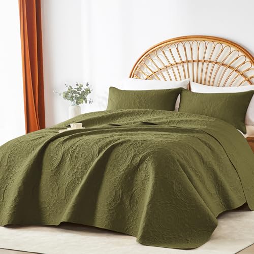 Colcha King de microfibra con fundas reversible gris ligera para cama grande 3