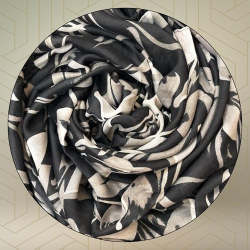 Image of Aura Collection Viscose Cotton Scarf Stole for Women