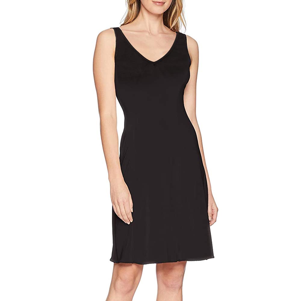 MANCYFITWomens Full Slip Tank Top Dress Slip Sleeveless Under Dress Wide Straps